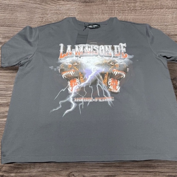 Homme + Femme Other - HOMME + FEMME Graphic Black T-Shirt Men’s Size 2XL